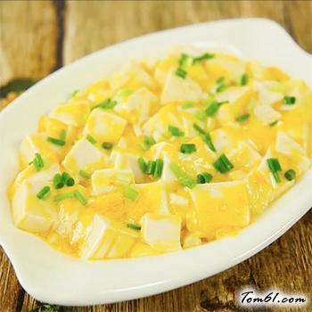 蛋黄豆腐的做法