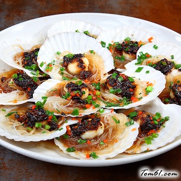 葱香豆豉蒸扇贝的做法