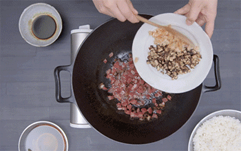 【生炒糯米饭】煸炒出香味