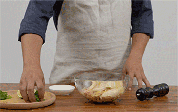 【越式手撕鸡】放柠檬草