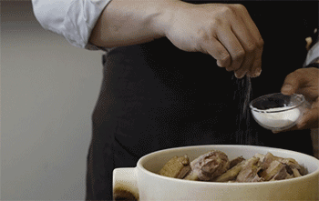 【姜汁焖番鸭】下姜汁