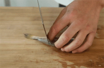 【干烧小黄鱼】改花刀