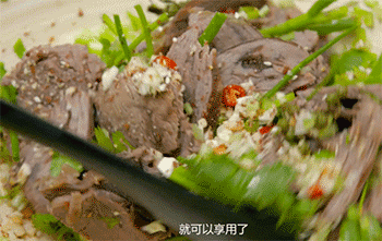 【干拌牛肉】拌匀