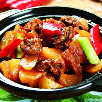 【萝卜牛肉煲】成品图