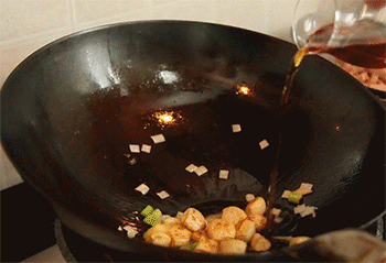 【蒜烧肚条】调味