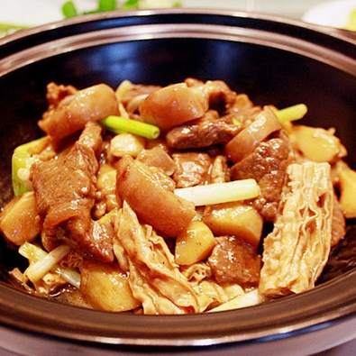 【枝竹羊腩煲】成品图