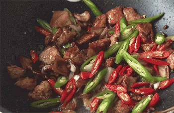 【沂蒙农家小炒肉】加盐