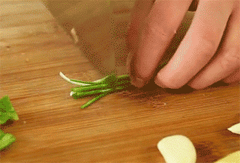 【火爆腰花】葱姜蒜