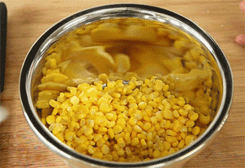 【金沙玉米】放盐