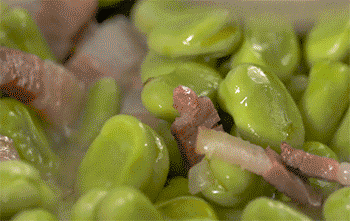 【咸肉雪菜炒蚕豆】加雪菜