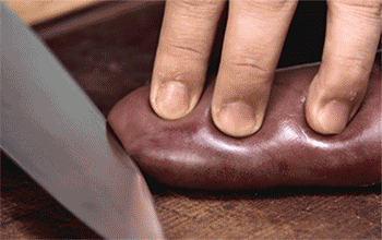 【麻油泡猪腰】处理猪腰