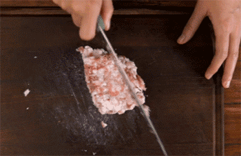 【肉末粉丝煲】剁碎