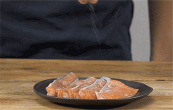 【照烧三文鱼】撒