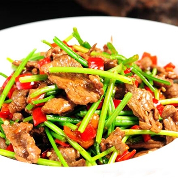 【小炒黄牛肉】成品图