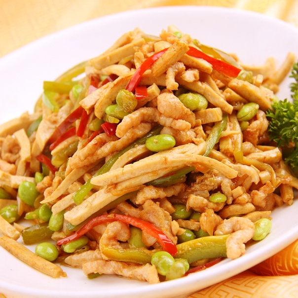 【榨菜炒肉丝】成品图