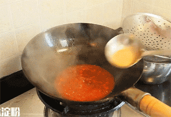 【松子鲈鱼】水淀粉