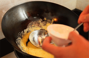 【金沙玉米】放白糖