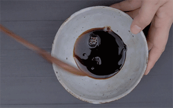 【生炒糯米饭】搅拌