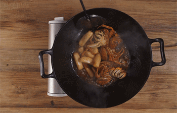 【毛蟹年糕】收汁