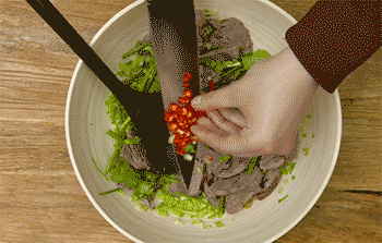 【干拌牛肉】调味