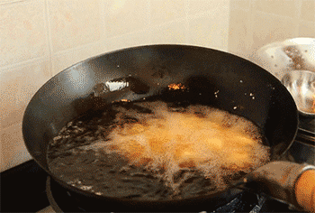 【拔丝苹果】放油