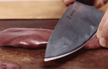 【麻油泡猪腰】切