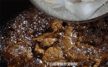 【醋溜白菜里脊肉】下白菜