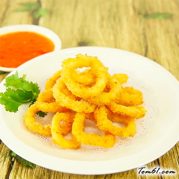 香炸鱿鱼圈的做法