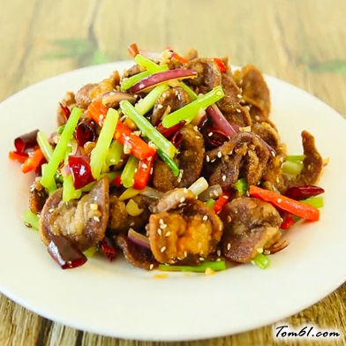 香辣全腰的做法