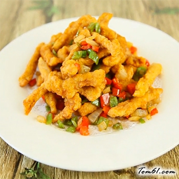 椒盐排条的做法