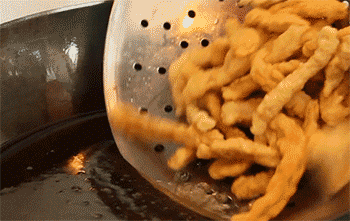 【椒盐排条】复炸