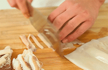 【年糕炒鱿鱼】鱿鱼