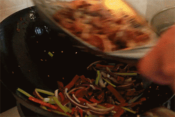 【香辣全腰】倒入腰片