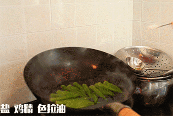 【白灼秋葵】煮