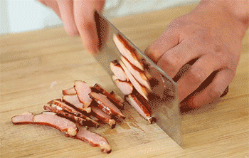 【秋葵炒腊肉】腊肉