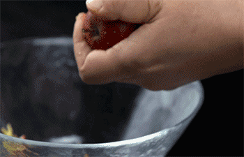 【水果汤圆】切山楂