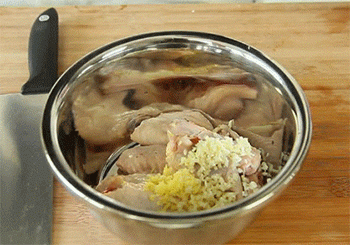 【桂花鸡翅】腌