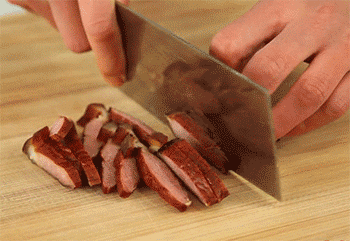 【腊肉烧茄子】腊肉