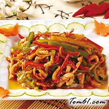 青椒炒肉丝的做法2