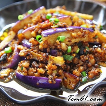 肉丁炒茄子的做法