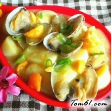 花蛤炖曰本豆腐