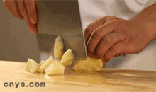 【菠萝咕咾肉】切块