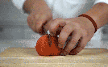 【意大利面】切西红柿