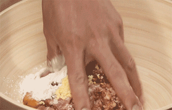 【糖醋丸子】搅拌