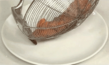 【拔丝红薯】捞出