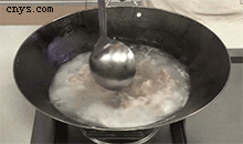 【冬瓜排骨汤】排骨装盘