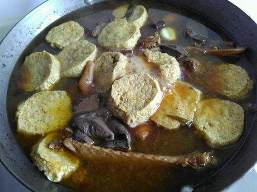 【素鸡烧老鹅】