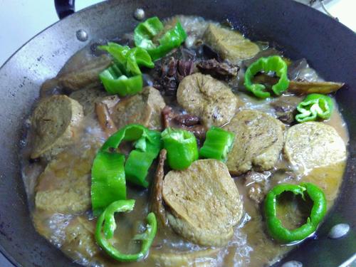 【素鸡烧老鹅】