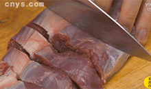 【香辣牛肉】牛肉切条