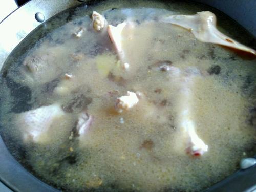 【素鸡烧老鹅】